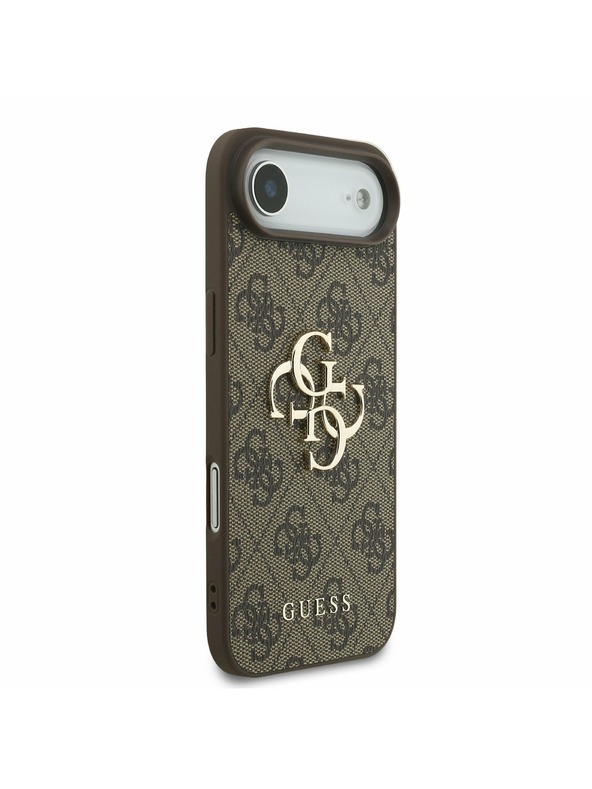 Guess Guess PU 4G Metal Logo Strap Zadní Kryt pro iPhone Air Brown