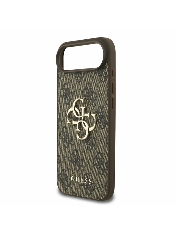 Guess Guess PU 4G Metal Logo Strap Zadní Kryt pro iPhone Air Brown