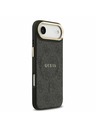 Guess Guess PU Leather 4G Gold Frame MagSafe Zadní Kryt pro iPhone Air Black