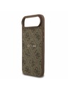 Guess Guess PU Leather 4G Colored Ring MagSafe Zadní Kryt pro iPhone Air Brown