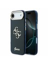 Guess Guess IML 4G Script Metal Logo Zadní Kryt pro iPhone Air Blue