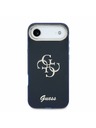 Guess Guess IML 4G Script Metal Logo Zadní Kryt pro iPhone Air Blue