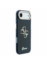 Guess Guess IML 4G Script Metal Logo Zadní Kryt pro iPhone Air Blue