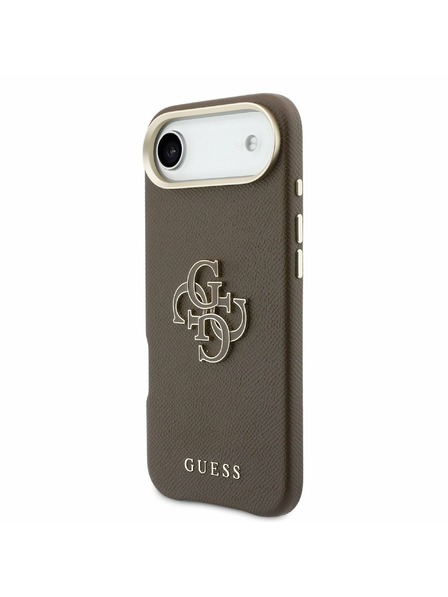 Guess Guess PU Resin Logo Zadní Kryt pro iPhone Air Brown
