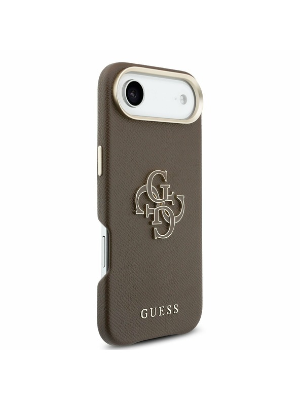 Guess Guess PU Resin Logo Zadní Kryt pro iPhone Air Brown