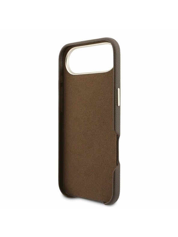 Guess Guess PU Resin Logo Zadní Kryt pro iPhone Air Brown