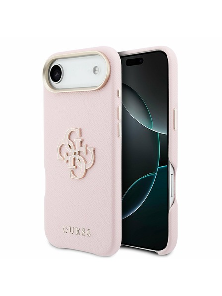 Guess Guess PU Resin Logo Zadní Kryt pro iPhone Air Pink