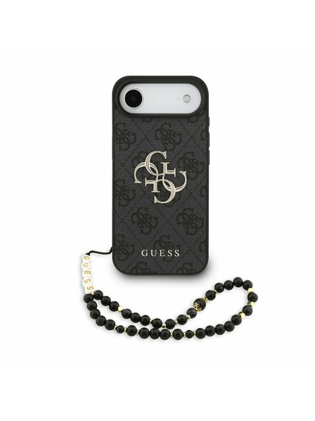 Guess Guess PU 4G Metal Logo Strap Zadní Kryt pro iPhone Air Black