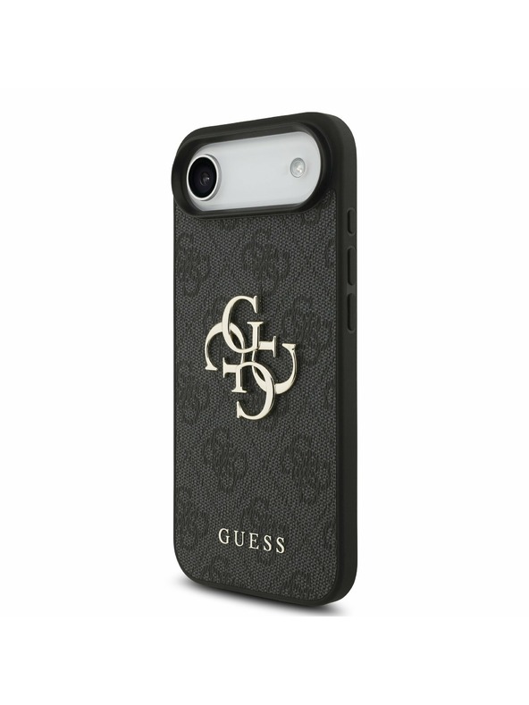 Guess Guess PU 4G Metal Logo Strap Zadní Kryt pro iPhone Air Black