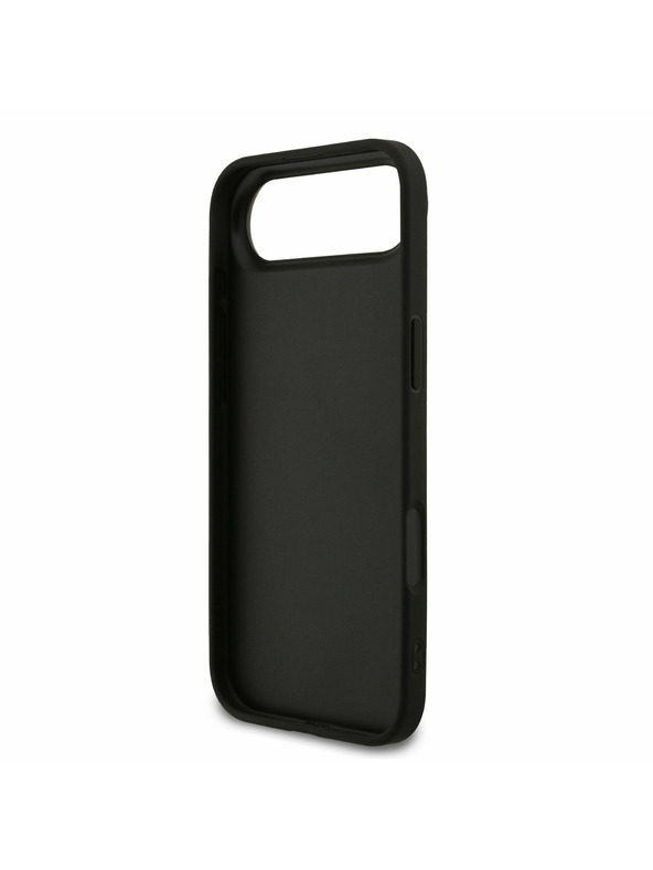 Guess Guess PU Fixed Glitter 4G Metal Logo Zadní Kryt pro iPhone Air Black