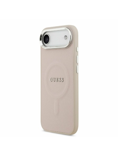 Guess Guess PU Saffiano MagSafe Zadní Kryt pro iPhone Air Pink