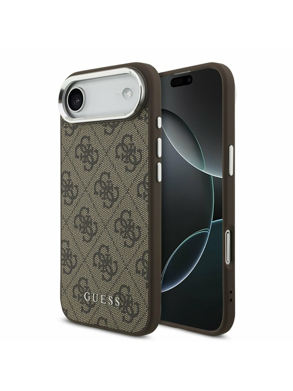 Guess Guess 4G MagSafe Zadní Kryt pro iPhone Air Brown
