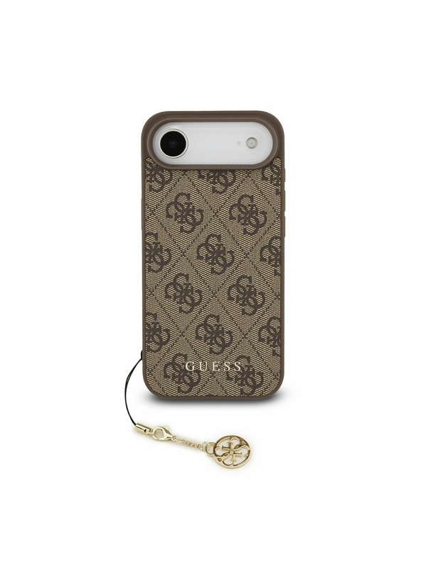 Guess Guess 4G Charm MagSafe Zadní Kryt pro iPhone Air Tone on Tone Brown