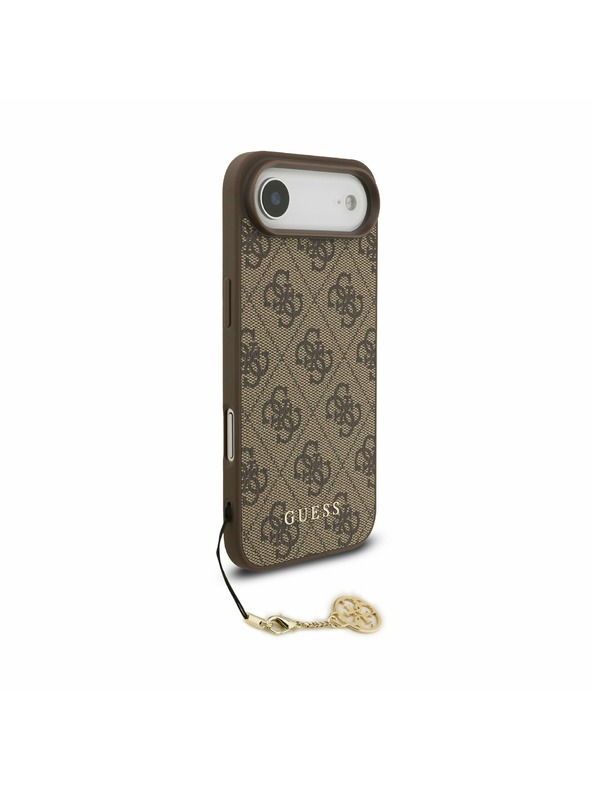 Guess Guess 4G Charm MagSafe Zadní Kryt pro iPhone Air Tone on Tone Brown