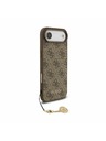 Guess Guess 4G Charm MagSafe Zadní Kryt pro iPhone Air Tone on Tone Brown
