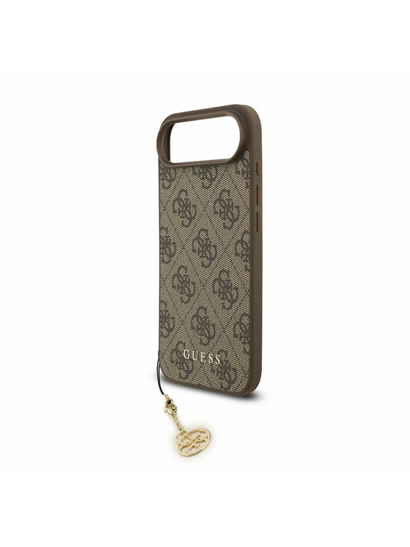 Guess Guess 4G Charm MagSafe Zadní Kryt pro iPhone Air Tone on Tone Brown