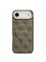 Guess Guess PU Leather 4G Gold Frame MagSafe Zadní Kryt pro iPhone Air Brown