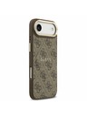 Guess Guess PU Leather 4G Gold Frame MagSafe Zadní Kryt pro iPhone Air Brown