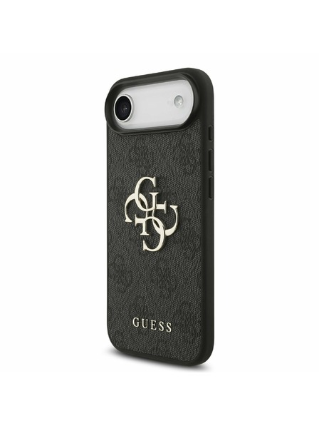 Guess Guess PU 4G Metal Logo Zadní Kryt pro iPhone Air Grey