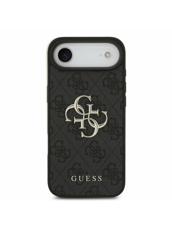 Guess Guess PU 4G Metal Logo Zadní Kryt pro iPhone Air Grey