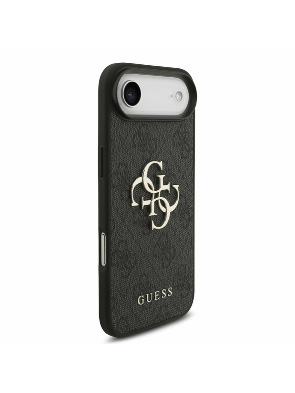 Guess Guess PU 4G Metal Logo Zadní Kryt pro iPhone Air Grey