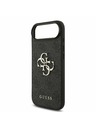 Guess Guess PU 4G Metal Logo Zadní Kryt pro iPhone Air Grey