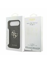 Guess Guess PU 4G Metal Logo Zadní Kryt pro iPhone Air Grey