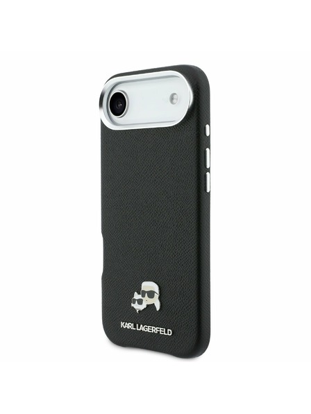 Karl Lagerfeld Karl Lagerfeld PU Karl and Choupette Heads Pins MagSafe Zadní Kryt pro iPhone Air Black