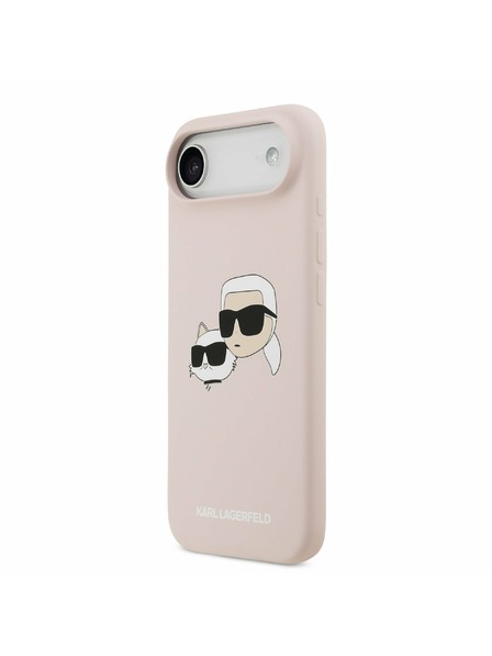 Karl Lagerfeld Karl Lagerfeld Liquid Silicone Double Heads MagSafe Zadní Kryt pro iPhone Air Pink