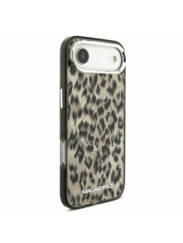 Karl Lagerfeld Karl Lagerfeld IML Leopard MagSafe Zadní Kryt pro iPhone Air Brown