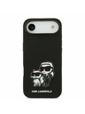 Karl Lagerfeld Karl Lagerfeld Liquid Silicone K&CH Sketch MagSafe Zadní Kryt pro iPhone Air Black