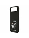 Karl Lagerfeld Karl Lagerfeld Liquid Silicone K&CH Sketch MagSafe Zadní Kryt pro iPhone Air Black
