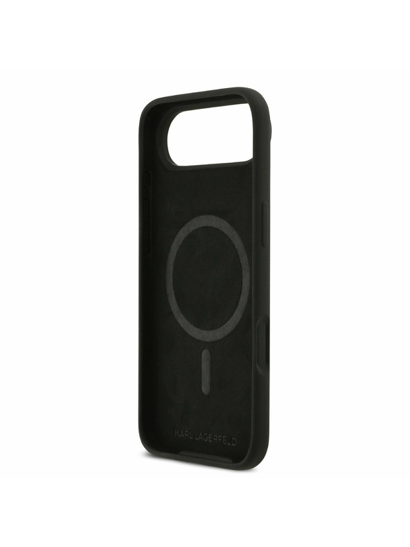 Karl Lagerfeld Karl Lagerfeld Liquid Silicone K&CH Sketch MagSafe Zadní Kryt pro iPhone Air Black