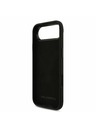 Karl Lagerfeld Karl Lagerfeld Liquid Silicone Metal Ikonik Zadní Kryt pro iPhone Air Black