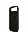 Karl Lagerfeld Karl Lagerfeld Liquid Silicone Double Heads MagSafe Zadní Kryt pro iPhone Air Black