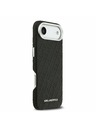 Karl Lagerfeld Karl Lagerfeld Grained PU Repeated Logo MagSafe Zadní Kryt pro iPhone Air Black