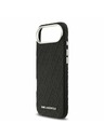 Karl Lagerfeld Karl Lagerfeld Grained PU Repeated Logo MagSafe Zadní Kryt pro iPhone Air Black