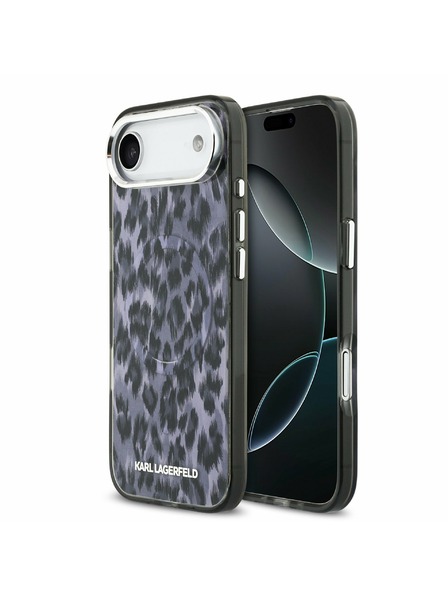 Karl Lagerfeld Karl Lagerfeld IML Leopard MagSafe Zadní Kryt pro iPhone Air Grey
