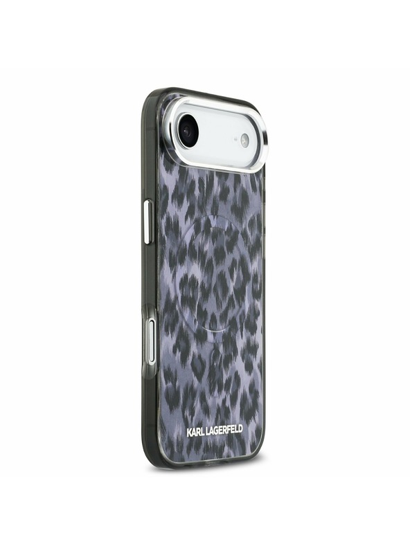 Karl Lagerfeld Karl Lagerfeld IML Leopard MagSafe Zadní Kryt pro iPhone Air Grey