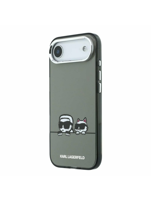 Karl Lagerfeld Karl Lagerfeld IML K&CH Heads Logo MagSafe Zadní Kryt pro iPhone Air Black