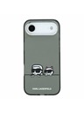 Karl Lagerfeld Karl Lagerfeld IML K&CH Heads Logo MagSafe Zadní Kryt pro iPhone Air Black