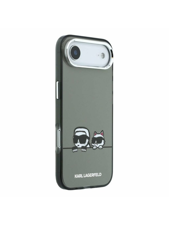 Karl Lagerfeld Karl Lagerfeld IML K&CH Heads Logo MagSafe Zadní Kryt pro iPhone Air Black