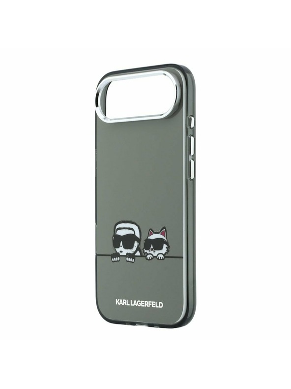 Karl Lagerfeld Karl Lagerfeld IML K&CH Heads Logo MagSafe Zadní Kryt pro iPhone Air Black