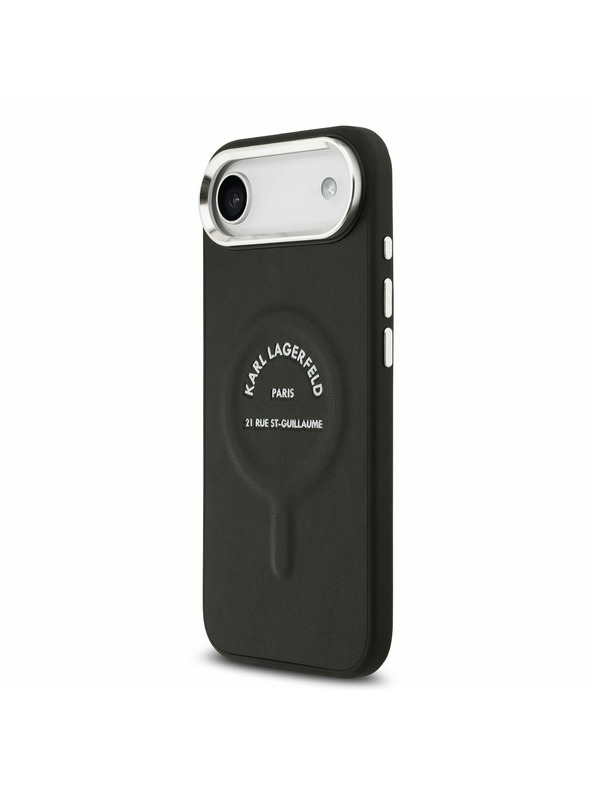 Karl Lagerfeld Karl Lagerfeld PU RSG Logo MagSafe Zadní Kryt pro iPhone Air Black