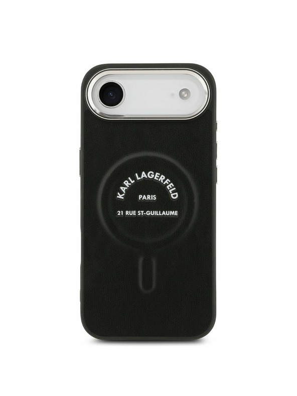 Karl Lagerfeld Karl Lagerfeld PU RSG Logo MagSafe Zadní Kryt pro iPhone Air Black