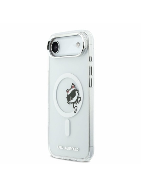 Karl Lagerfeld Karl Lagerfeld IML Choupette Peekaboo MagSafe Zadní Kryt pro iPhone Air Transparent