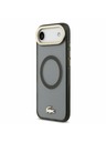 Lacoste Lacoste PC/TPU Frosted Finish Gold Logo MagSafe Zadní Kryt pro iPhone Air Black