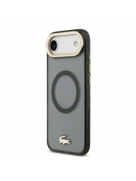 Lacoste Lacoste PC/TPU Frosted Finish Gold Logo MagSafe Zadní Kryt pro iPhone Air Black