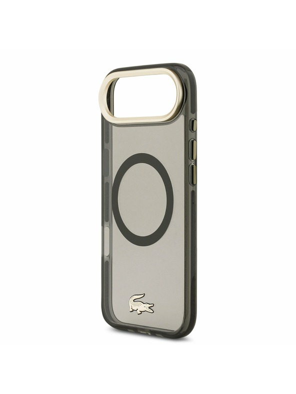 Lacoste Lacoste PC/TPU Frosted Finish Gold Logo MagSafe Zadní Kryt pro iPhone Air Black