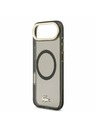 Lacoste Lacoste PC/TPU Frosted Finish Gold Logo MagSafe Zadní Kryt pro iPhone Air Black